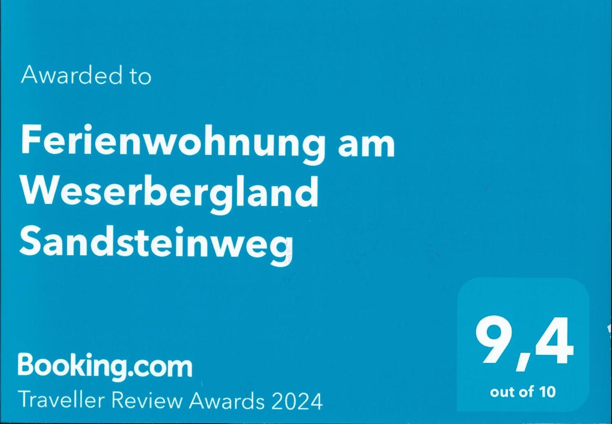 Ferienwohnung Am Weserbergland Sandsteinweg Arholzen ภายนอก รูปภาพ